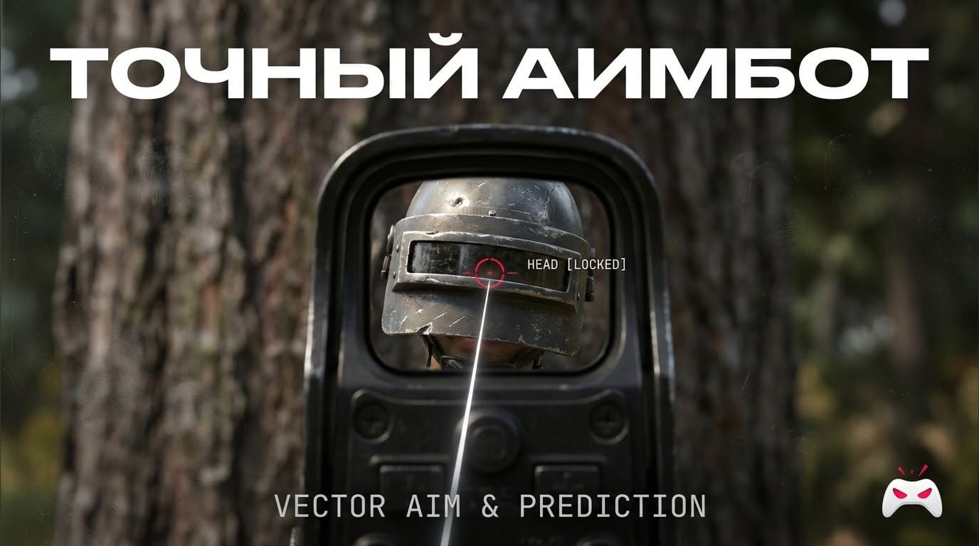 Меню настройки аимбота и отдачи в PUBG